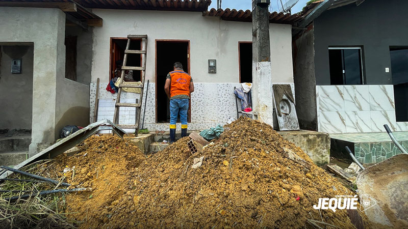 Prefeitura de Jequié segue com ações de enfrentamento às chuvas que atingiram o município