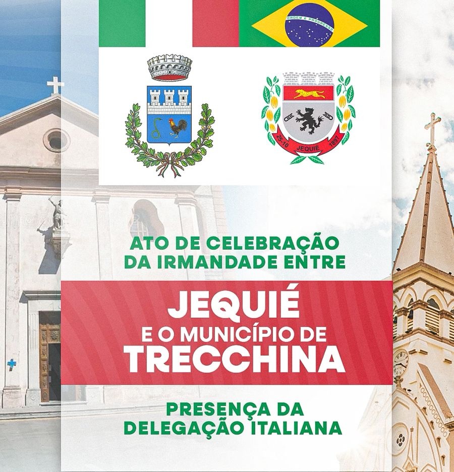 Delegação da cidade italiana de Trecchina visita Jequié para fortalecer laços históricos, culturais e turístico