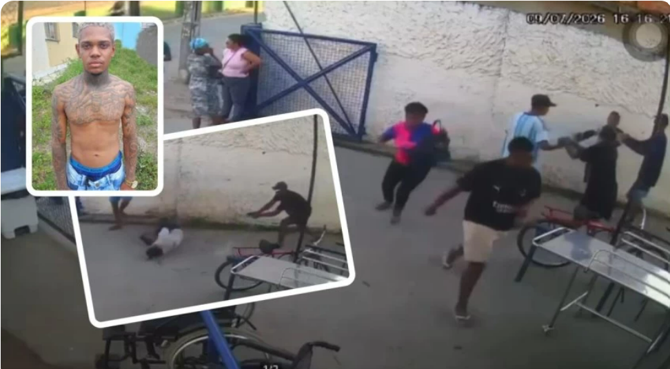 Câmera de segurança flagra homicídio dentro de policlínica em Feira de Santana