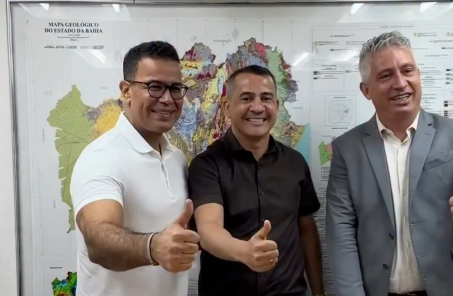 Silva Neto e prefeito de Teofilândia discutem potencial da mineração como vetor de desenvolvimento