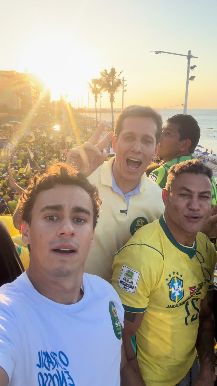 Ao lado de Nícolas Ferreira e diversas lideranças nacionais, Zé Cocá participa de manifestação histórica em Salvador