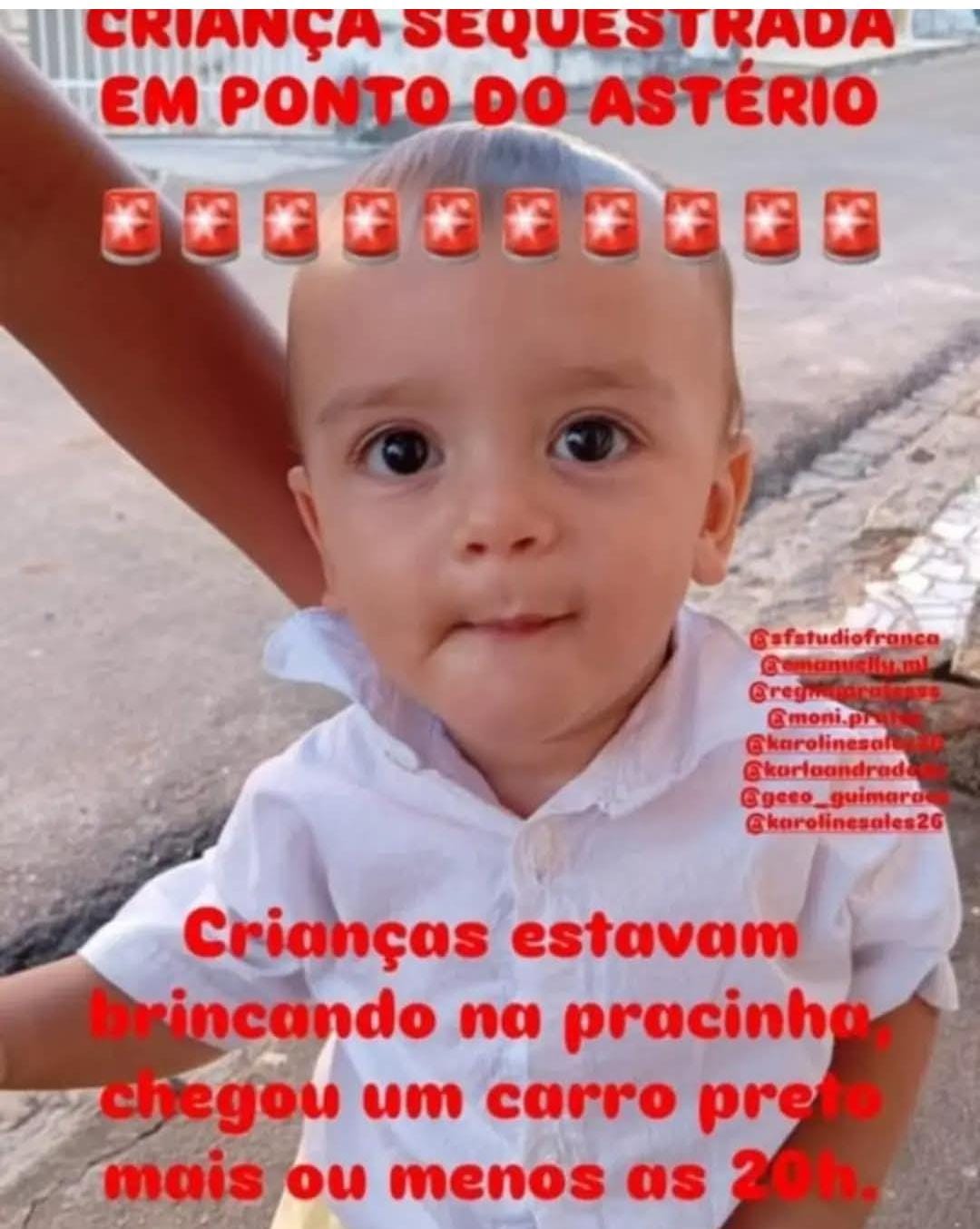 Bebê de 1 ano é levado por homens armados em distrito de Firmino Alves; buscas mobilizam forças de segurança
