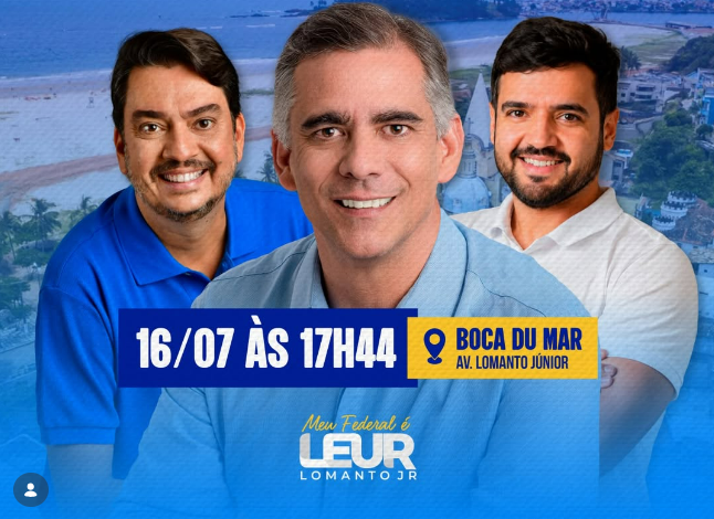 Deputado Leur Lomanto convida população para reunião partidária em Ilhéus ao lado do prefeito Valderico Júnior