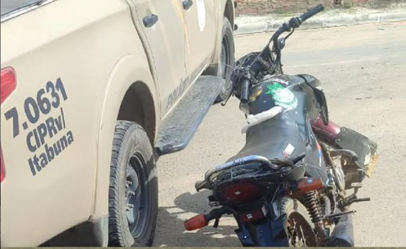 Motocicleta com motor adulterado é apreendida na BA-650 em Jequié