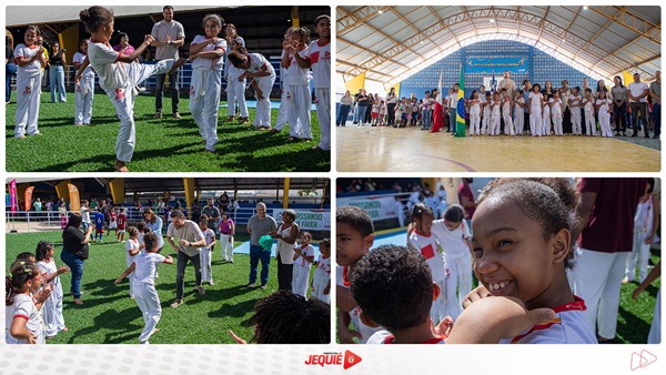 Quarta é Dia de Entrega: com requalificação da quadra da Escola Municipal Carlos Aguiar Quarta é Dia de Entrega: com requalificação da quadra da Escola Municipal Carlos Aguiar