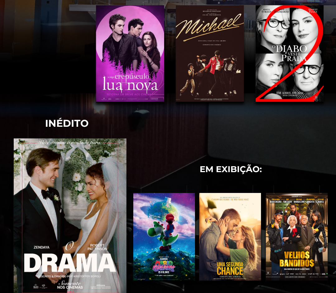 EXPLOSÃO DE FILMES CLASSICOS NO CINE SÃO JOSÉ!