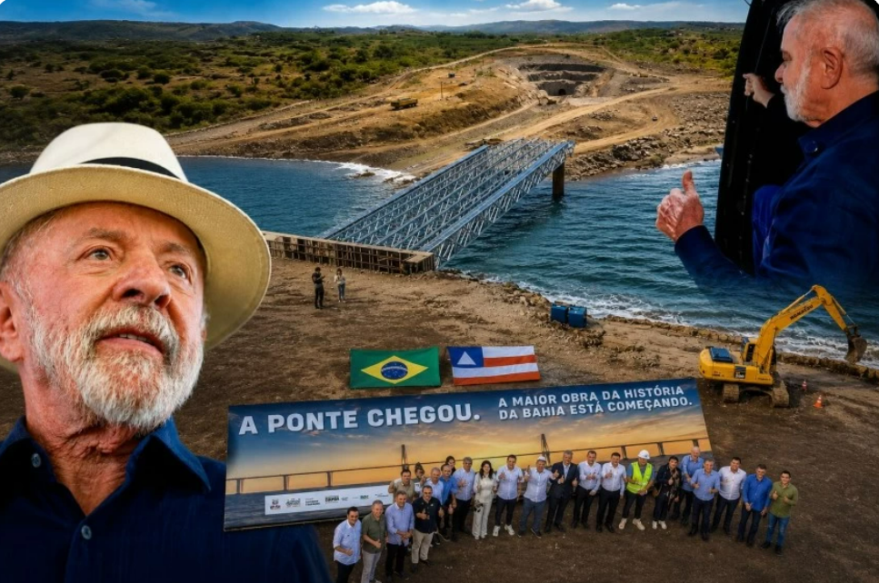 É LULA NO NORDESTE! Baratino sabor ponte na BA e túnel sem água no RN