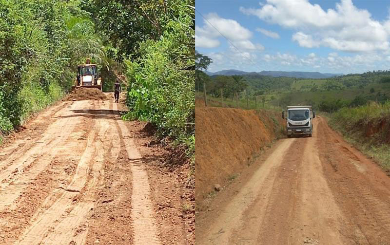 Estradas da zona rural de Jitaúna continuam recebendo melhorias; afirma departamento