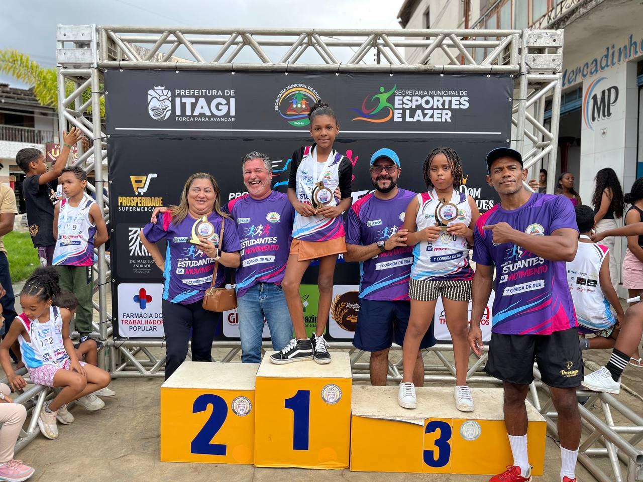 Dia do Estudante é marcado por esporte e diversão com a 1ª Corrida de Rua em Itagi