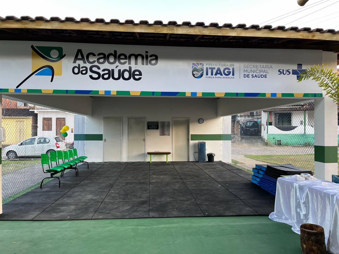 Academia da Saúde de Itagi é revitalizada e ganha estrutura completa