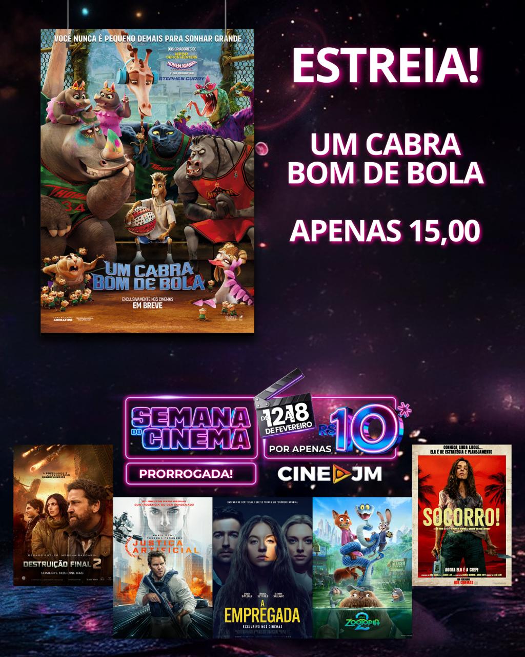 SEMANA DO CINEMA PRORROGADA NO CINE SÃO JOSÉ