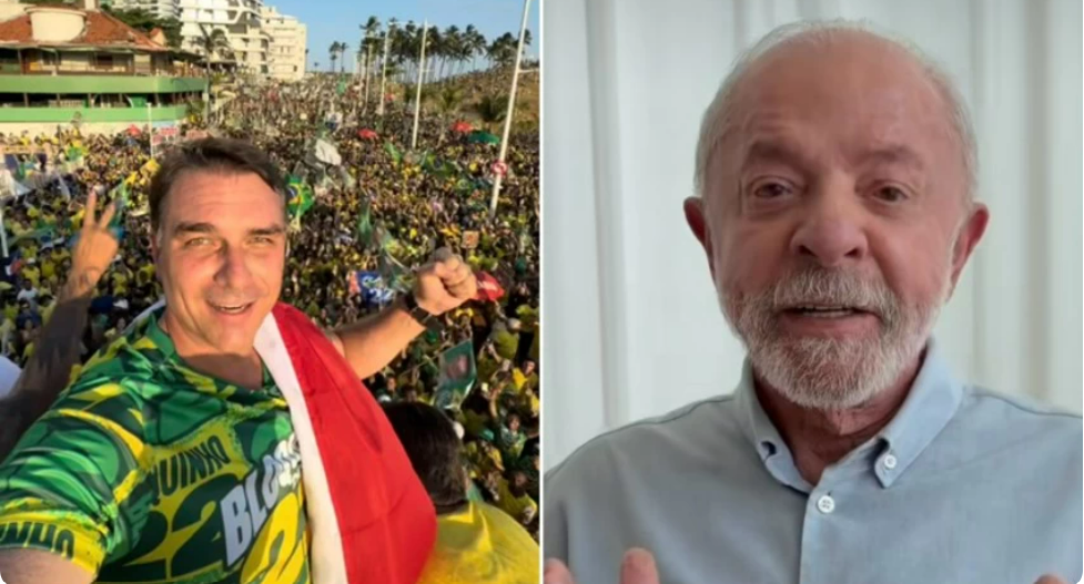 Flávio Bolsonaro tem 53% dos votos válidos contra 47% de Lula, diz Gerp