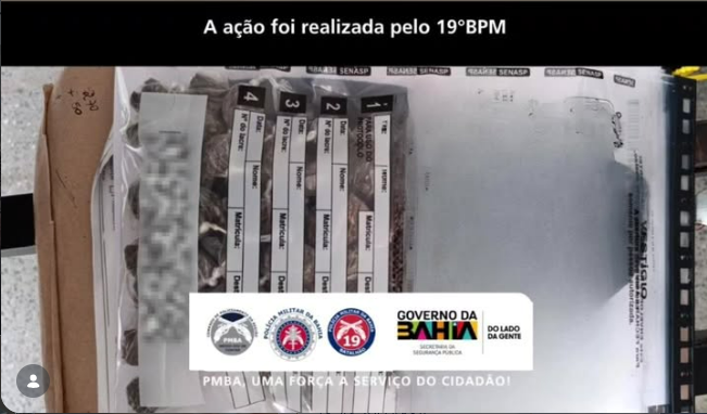 Polícia Militar prende homem com 66 porções de maconha em Jitaúna