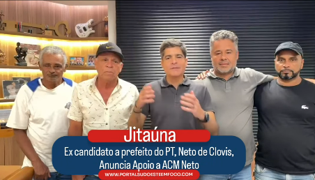 Ex candidato a prefeito do PT, Neto de Clovis, Anuncia Apoio a ACM Neto