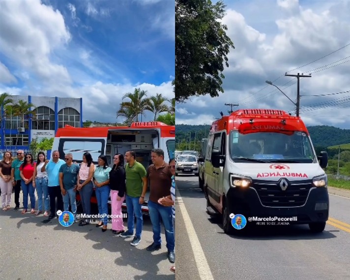 Jitaúna amplia estrutura da saúde com chegada de ambulância do SAMU