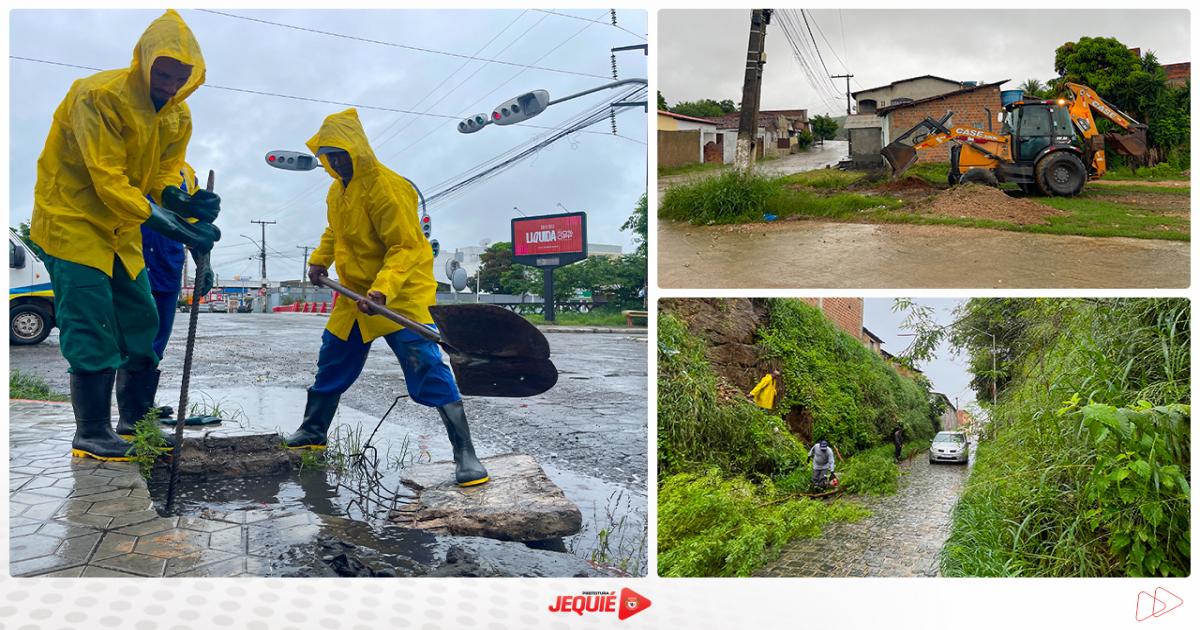 Prefeitura de Jequié segue com atendimento às ocorrências das chuvas