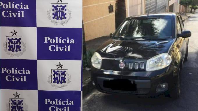 Jequié: Polícia Civil recupera carro roubado em Pernambuco e prende o assaltante