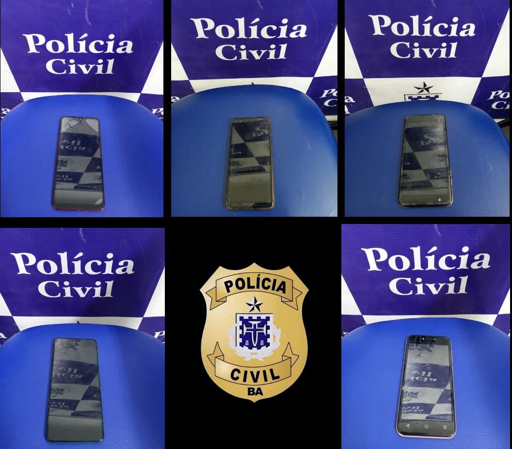 Polícia Civil recupera 5 celulares roubados em Jequié