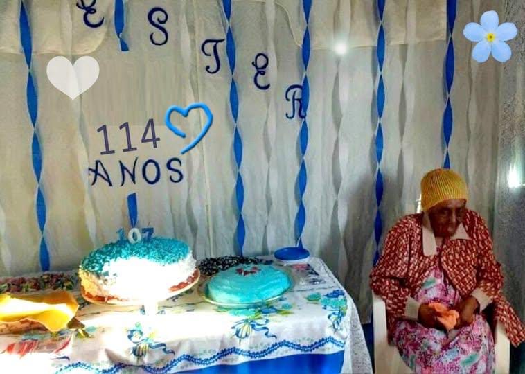 Idosa completa 114 anos em Brejões.