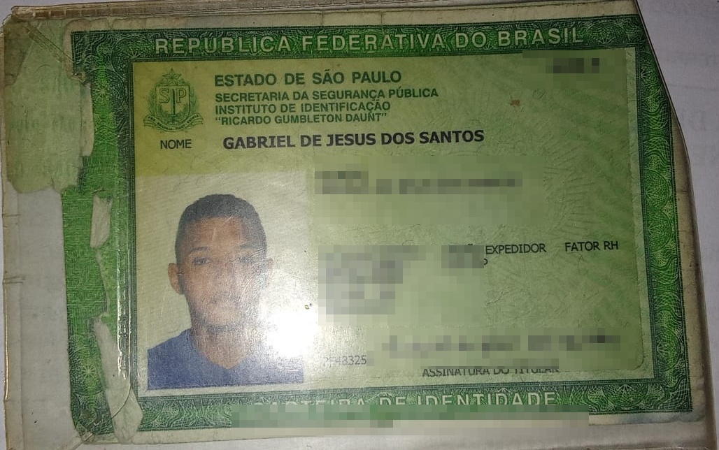 Gabriel foi assassinado a tiros no bairro Mandacaru