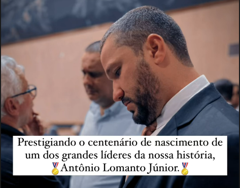 Bui Bulhões prestou homenagem ao centenário de Lomanto Junior