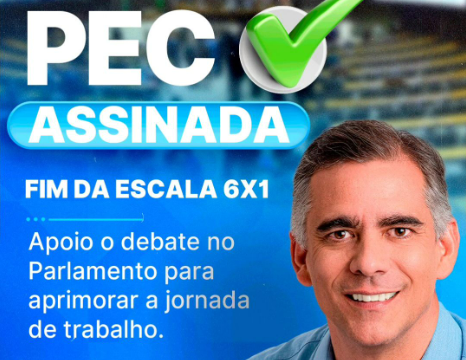 PEC 6x1, Leur Junior se posiciona a favorável ao debate da jornada de trabalho