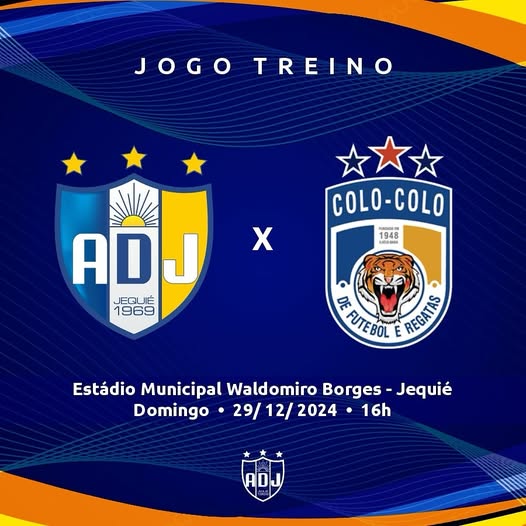 Jequié enfrentará o Colo-Colo em jogo treino