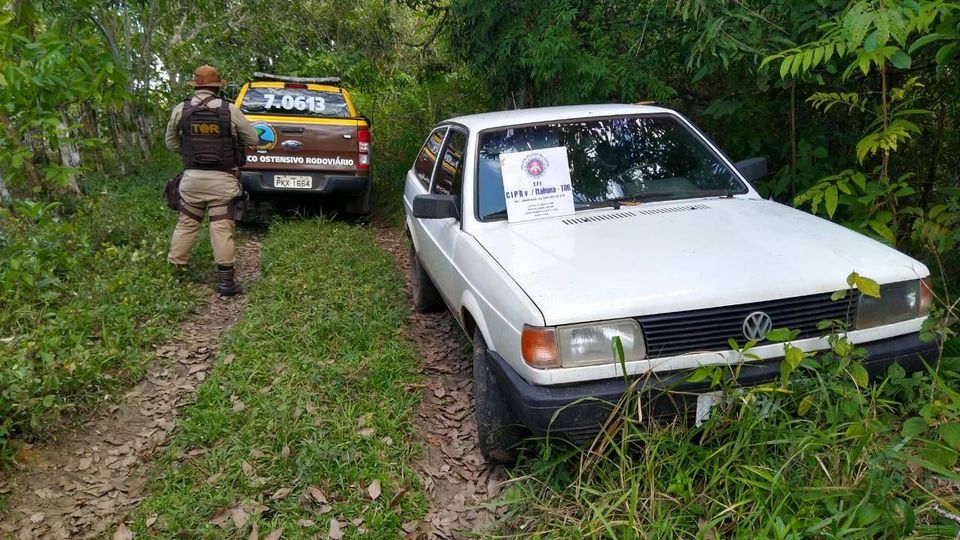 Rodoviária estadual recupera mais um carro roubado no sul do estado