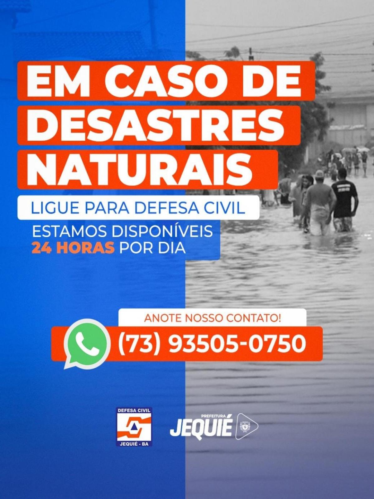 Prefeitura emite alerta para risco de alagamentos em Jequié