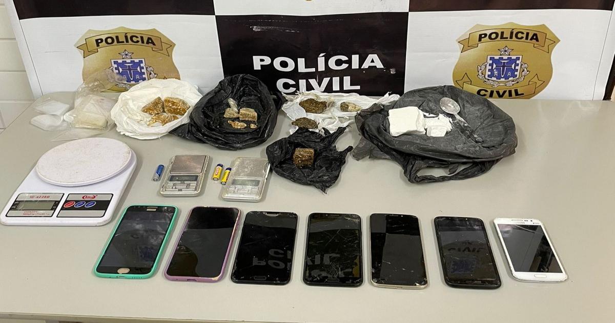 Ipiaú: polícia apreende drogas e prende duas pessoas em flagrante delito
