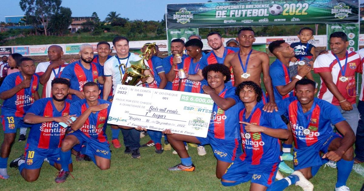 BARCELONA É O CAMPEÃO DO CAMPEONATO MUNICIPAL 2022 EM BREJÕES