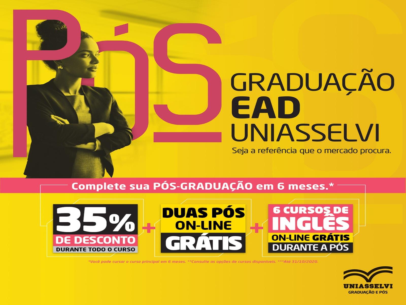DÊ UM UPGRADE NO SEU CURRÍCULO COM A PÓS GRADUAÇÃO UNIASSELVI