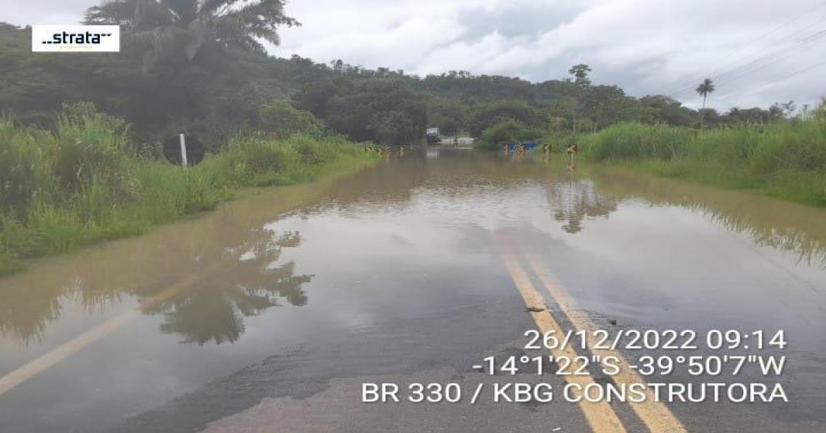 BR-330/BA – km 821: Represamento das águas do Rio Ribeirão da Mata