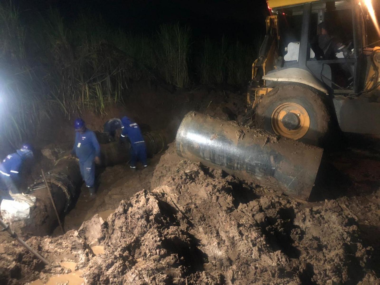 Conserto da adutora da Barragem da Pedra dura 3 dias e 12 bairro de Jequié continuam sem água
