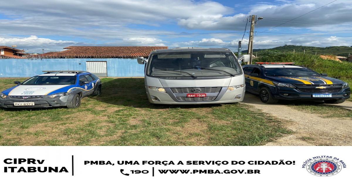 PRE recupera ônibus roubado em São Paulo