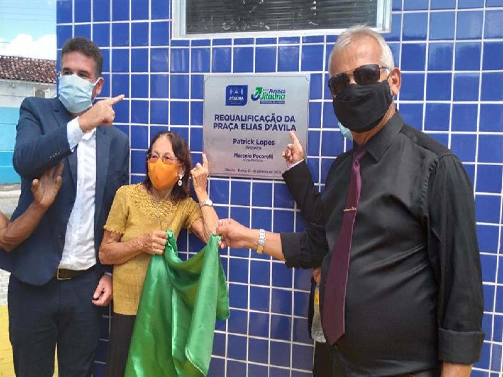 Prefeito Patrick Lopes entrega no 1º dia do seu 2º mandato mais uma uma grande obra em Jitaúna
