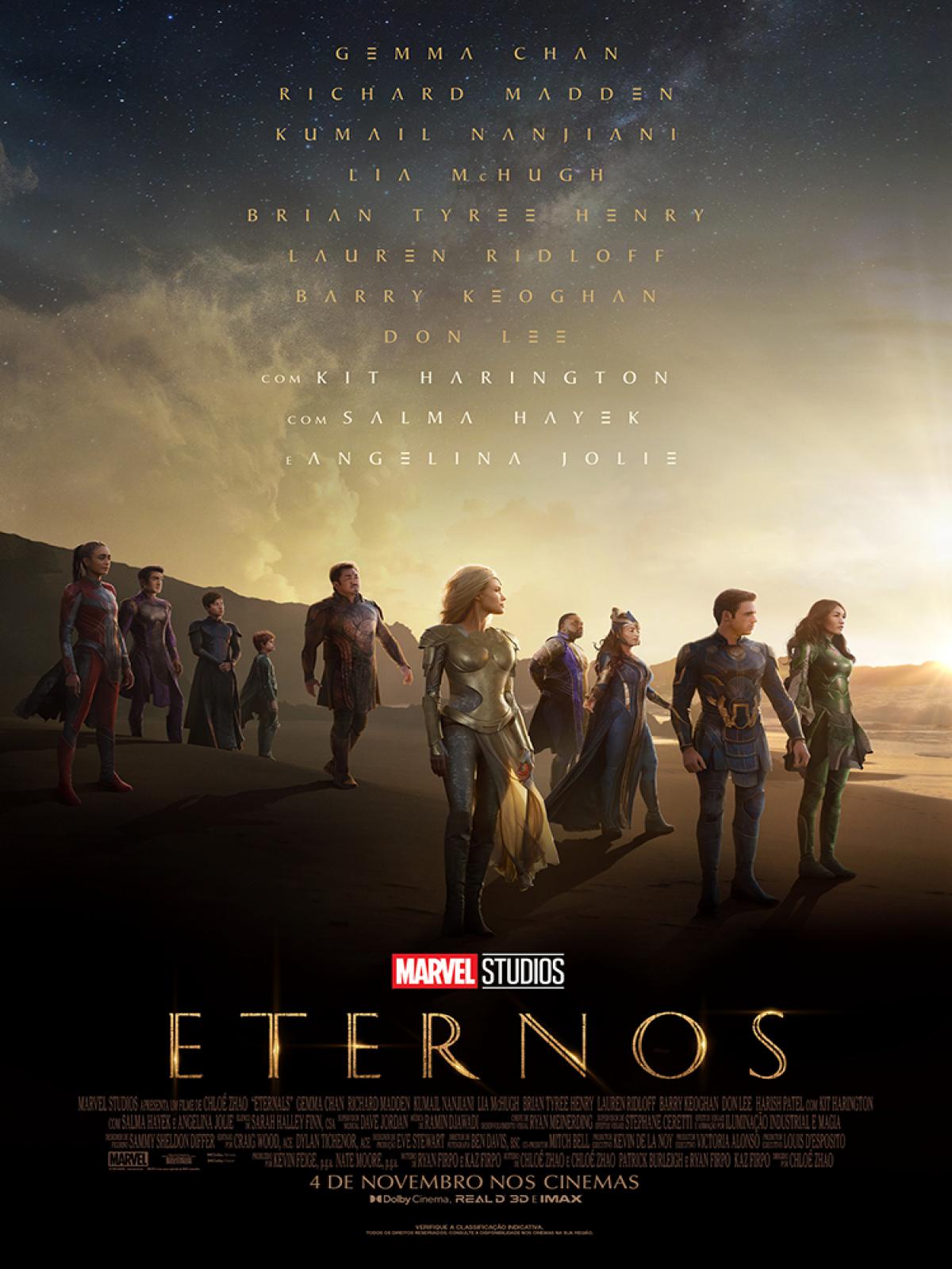 Tem lançamento no Cine São José, Eternos