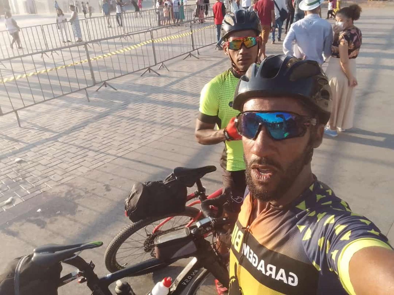 Ciclista de Jequié pedalaram até Bom Jesus da Lapa para pagar promessa