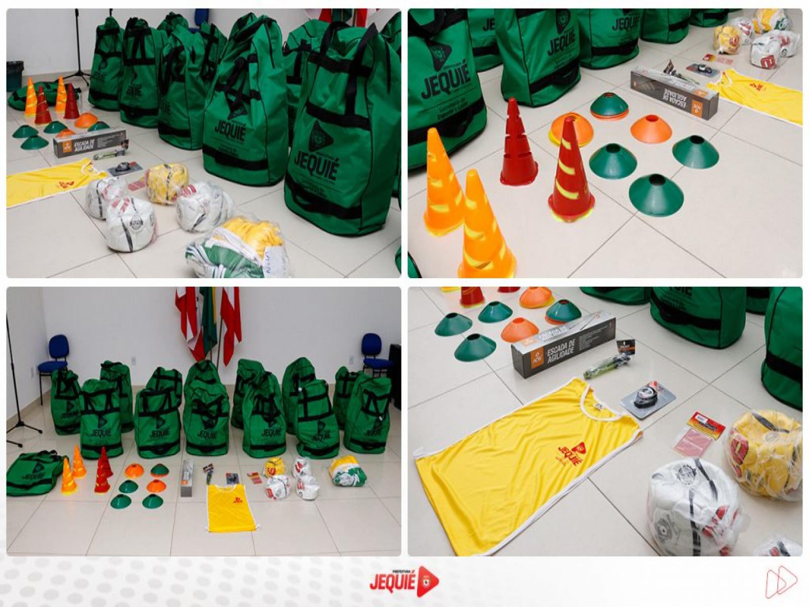 Prefeitura de Jequié entrega kits de materiais esportivos para escolinhas e associações esportivas