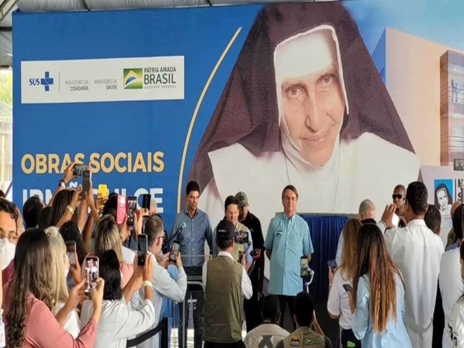 Bolsonaro autorizou construção da Unidade de Bioimagem das Obras Sociais Irmã Dulce
