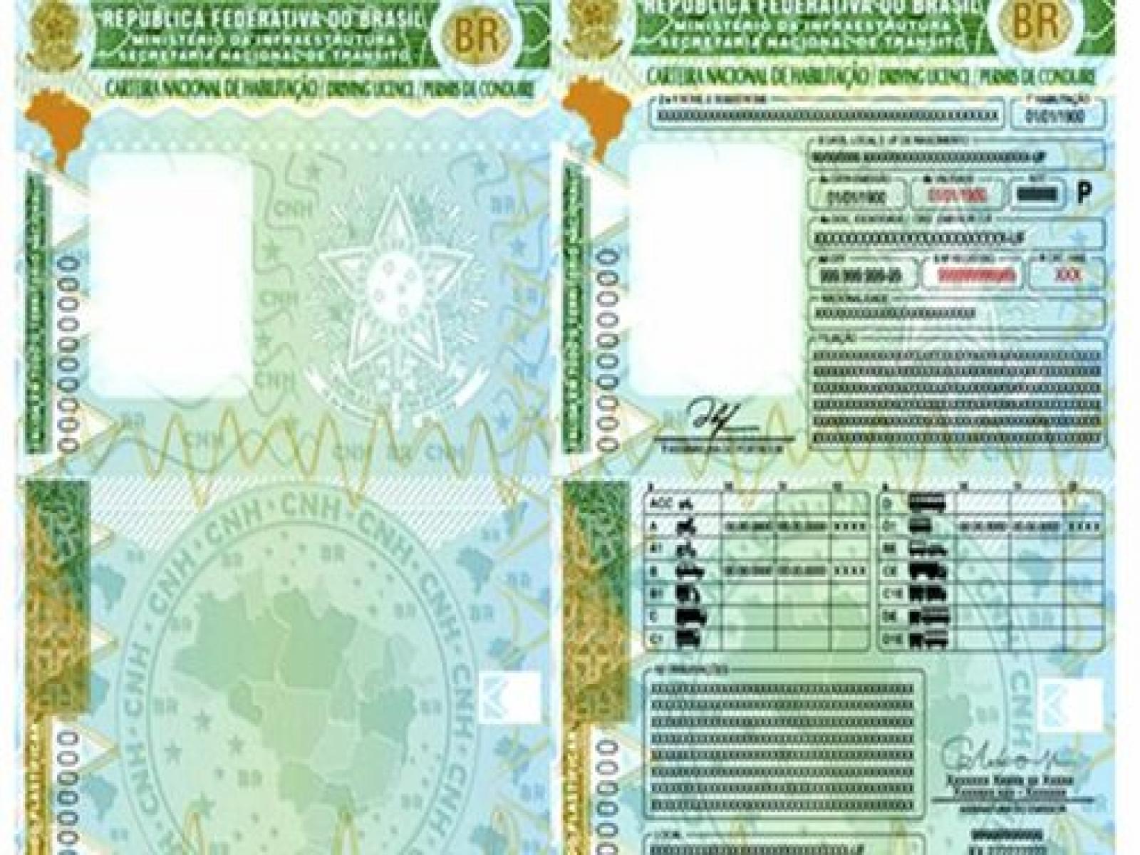 Nova CNH começa a ser emitida em junho deste ano