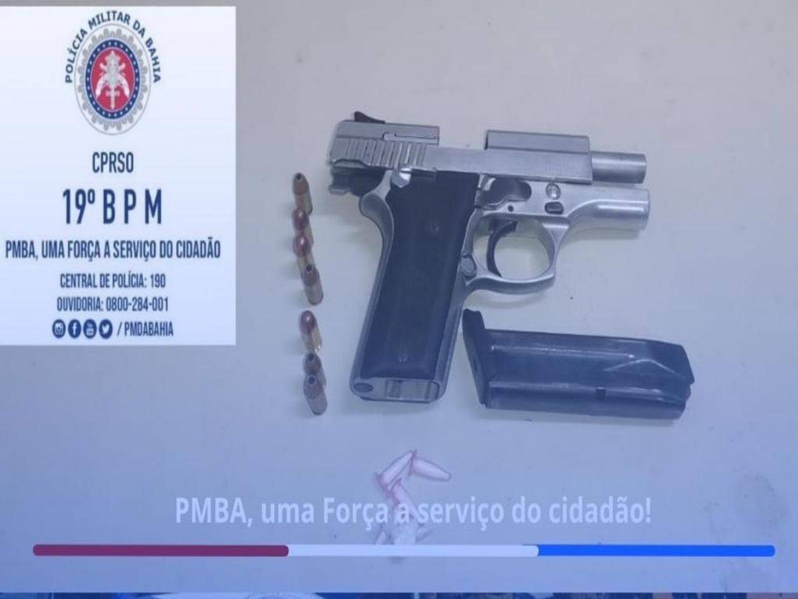 Porte ilegal de arma de fogo e posse de entorpecentes