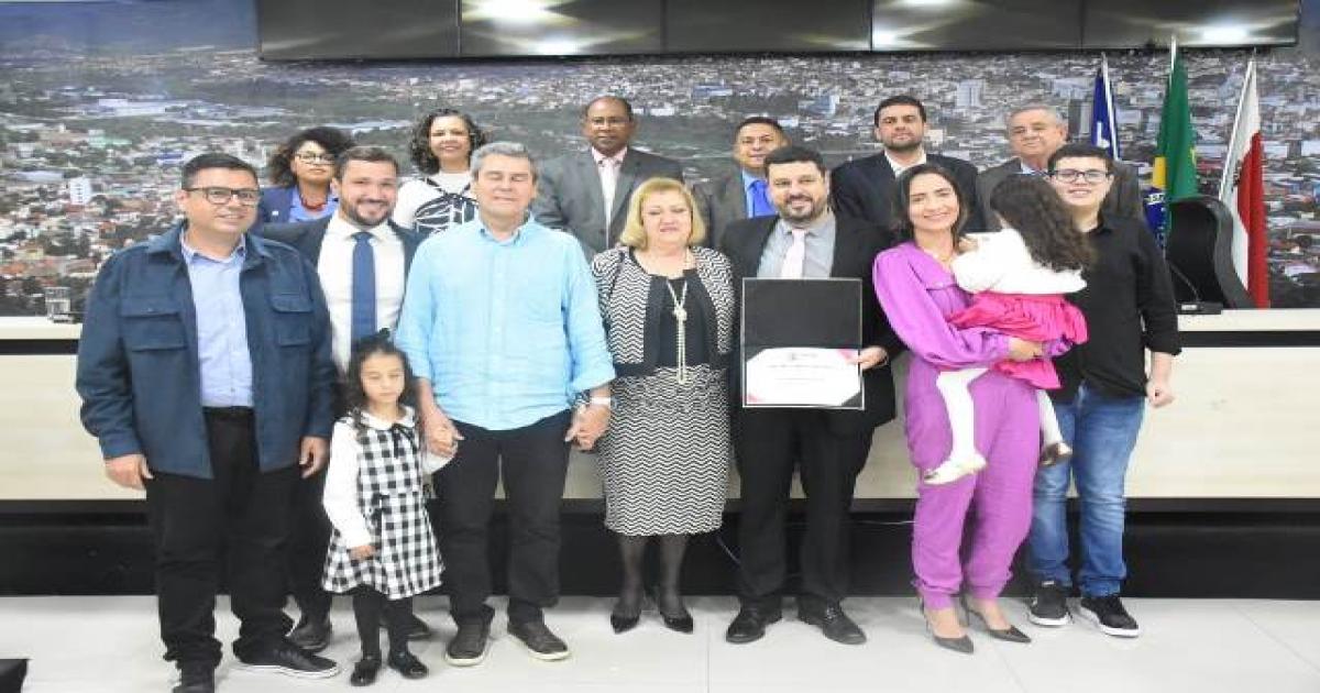 Um dos dias mais importantes da minha vida, diz Luciano Pestana ao receber o Título de Cidadão Jequieense