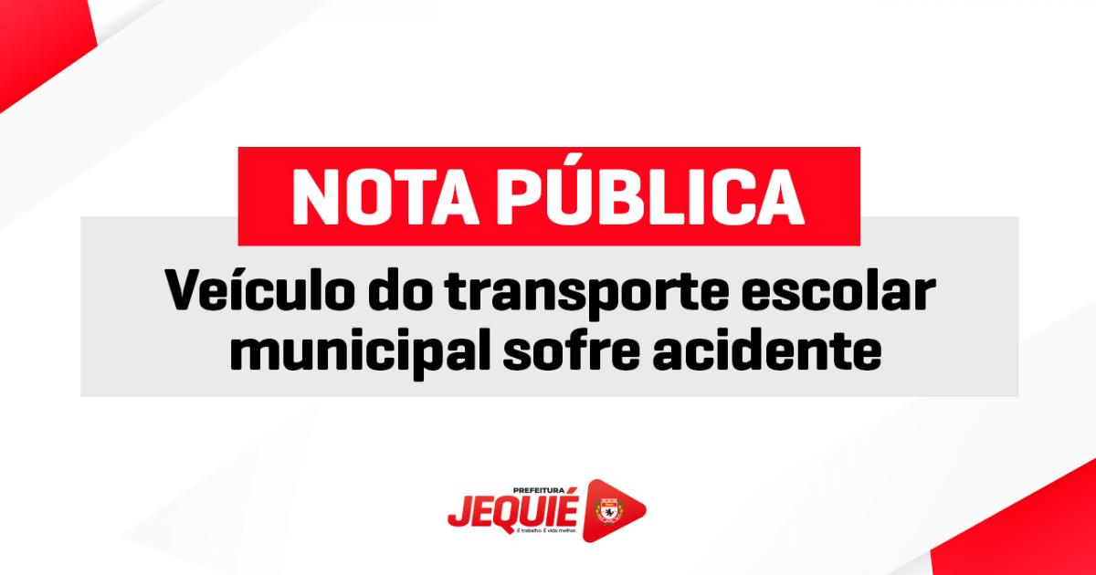 Veículo que transportava alunos sofre acidente na zona rural de Jequié