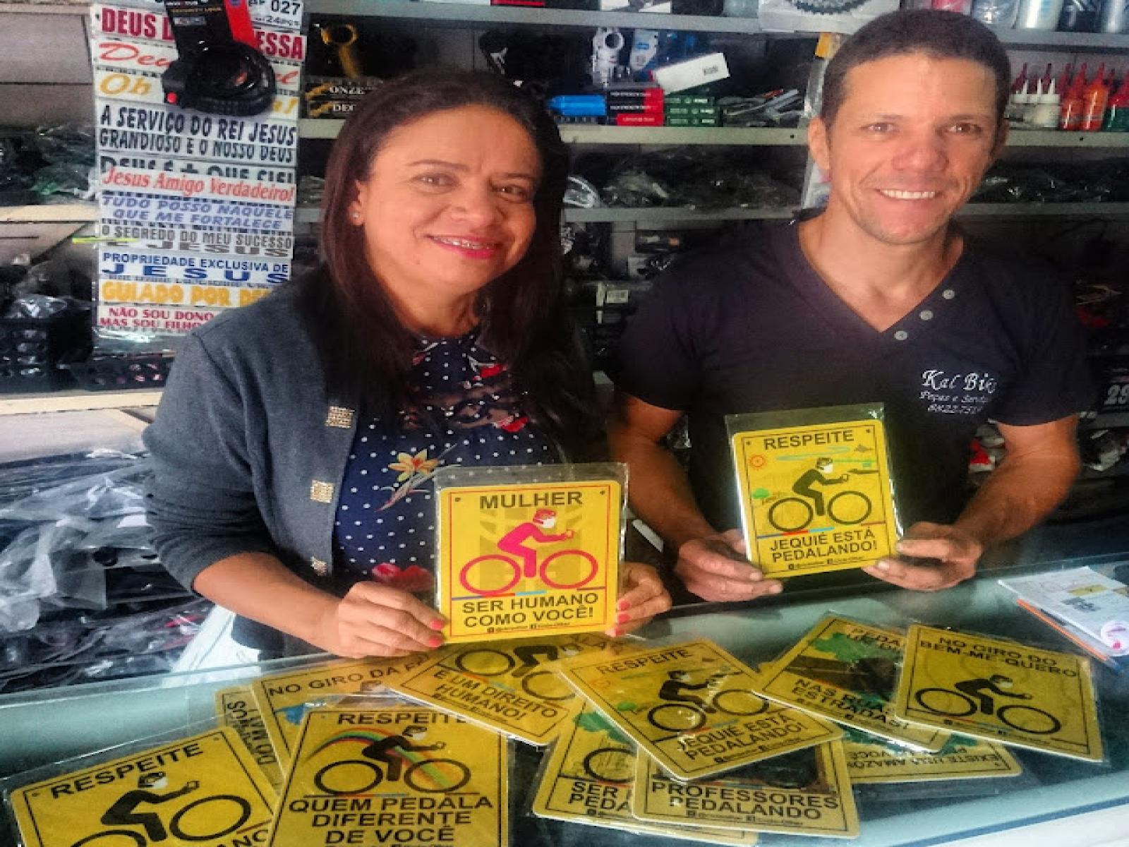 Jequié: Plaquinhas @cicloolhar