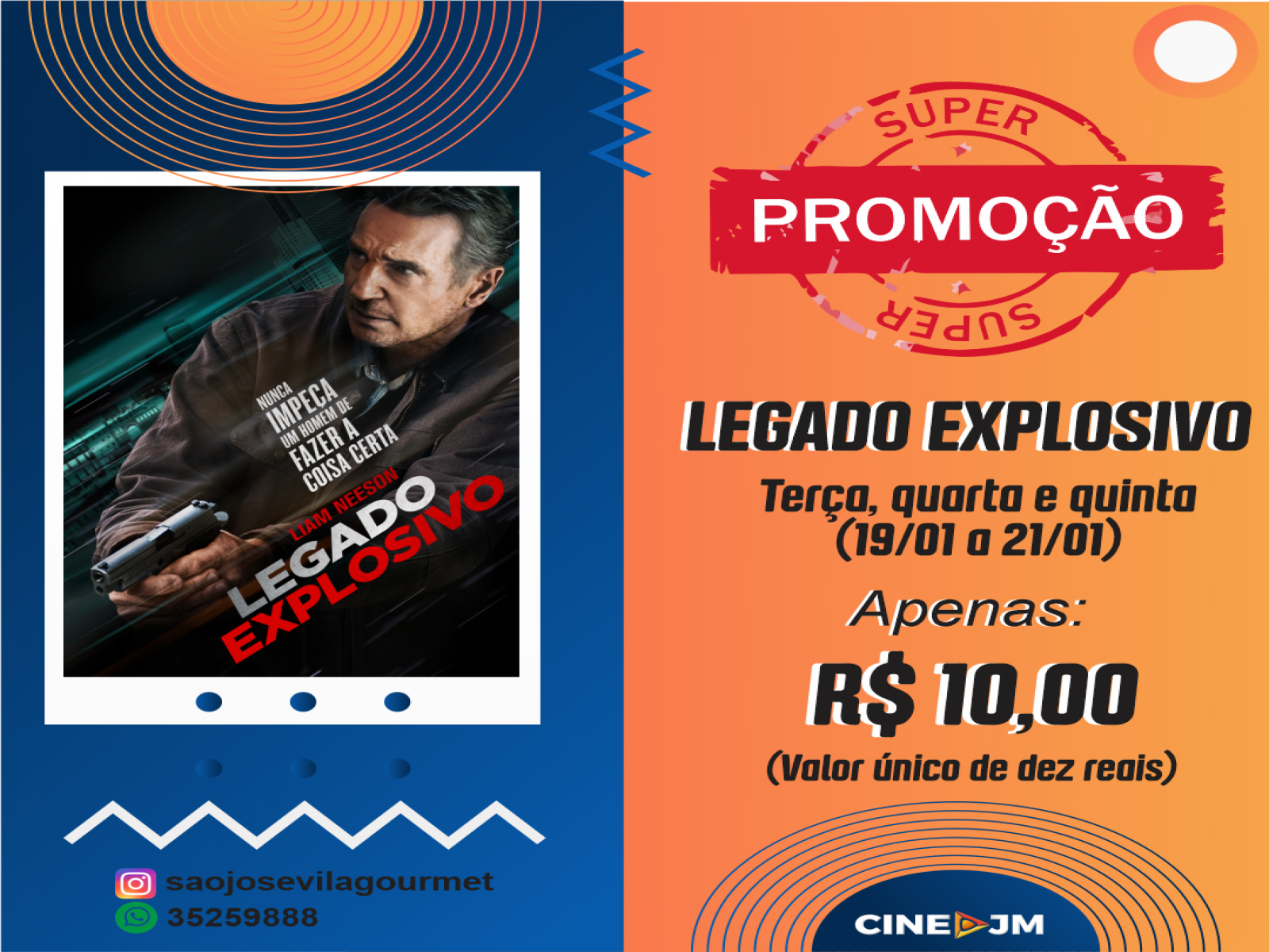 Tem filme novo na tela do Cine São José