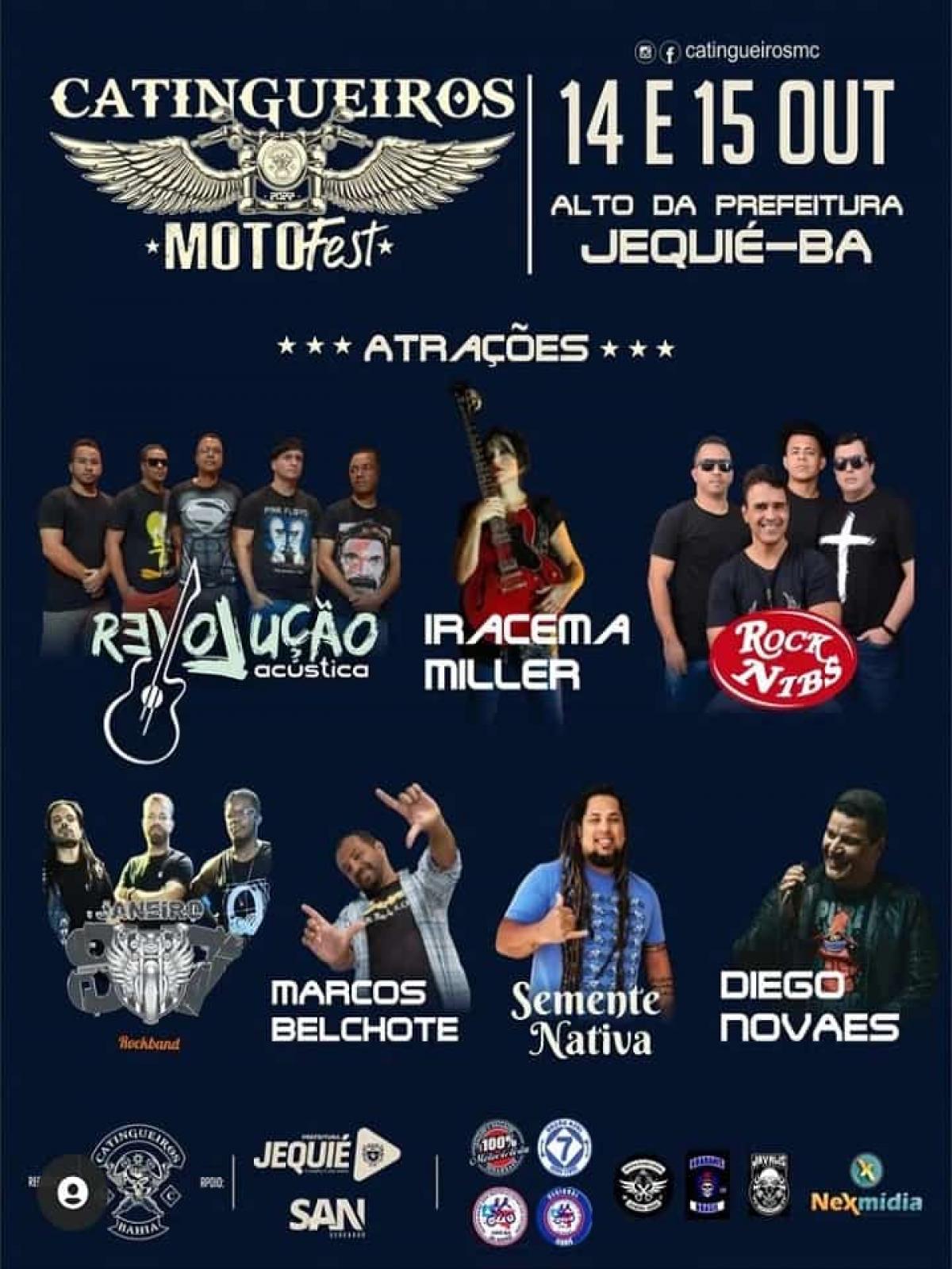 Catingueiros Moto Clube realizará festival para os amantes do motociclismo