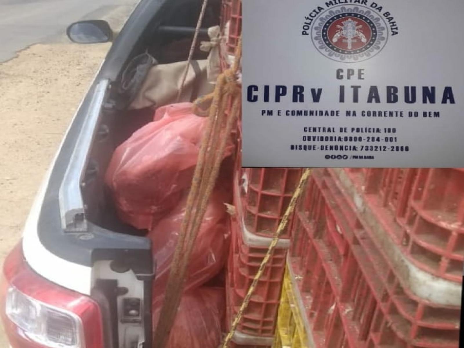 PRE apreende 45 kg de carne clandestina
