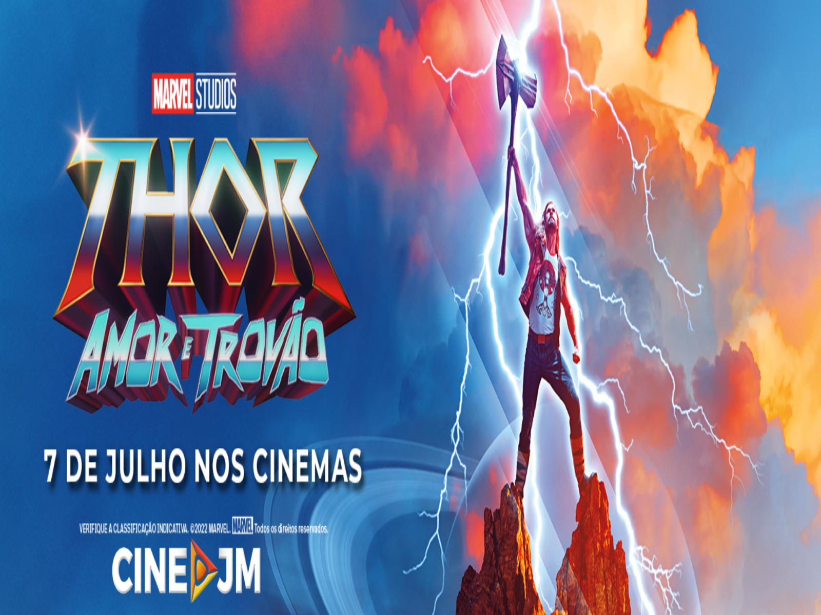 Em cartaz no Cine São José: Thor - Amor e Trovão
