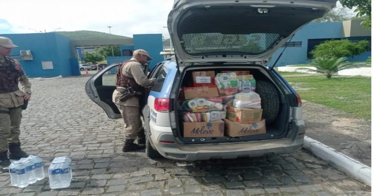19º BPM promove campanha para arrecadar doações a população vítima das chuvas